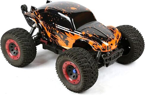 SummitLink Compatible Custom Body Muddy Orange Over Black Replacement for 1/10 1/8 Scale RC Car or Truck (Truck not Included) B-BR-02 in Saudi Arabia