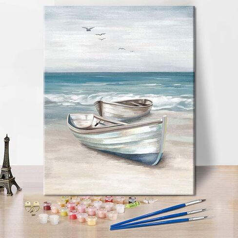 TUMOVO Paint by Numbers for Adults Beginner Flower Oil Painting for Adults Kids Paint by Number Kids Paint by Number Kits Adult Paint by Number DIY Oil Painting Kit On Canvas, 16 x20 Inch in Kuwait