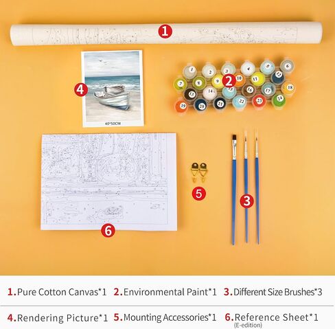 TUMOVO Paint by Numbers for Adults Beginner Flower Oil Painting for Adults Kids Paint by Number Kids Paint by Number Kits Adult Paint by Number DIY Oil Painting Kit On Canvas, 16 x20 Inch in Kuwait