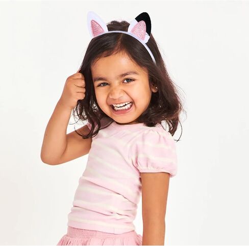 Luhiew 2 Pieces Cat Ears Headbands for Girls Halloween Costume Party Supplies,Cat Ears Headwears Hairbands Accessories in Kuwait