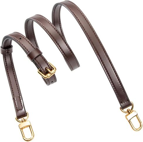 حزام كروس من الجلد البني قابل للتعديل من SMART DK لحقيبة الكتف ألما سبيدي (بني 1.5 سم) in Kuwait