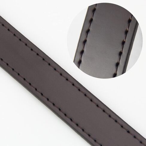 حزام كروس من الجلد البني قابل للتعديل من SMART DK لحقيبة الكتف ألما سبيدي (بني 1.5 سم) in Kuwait