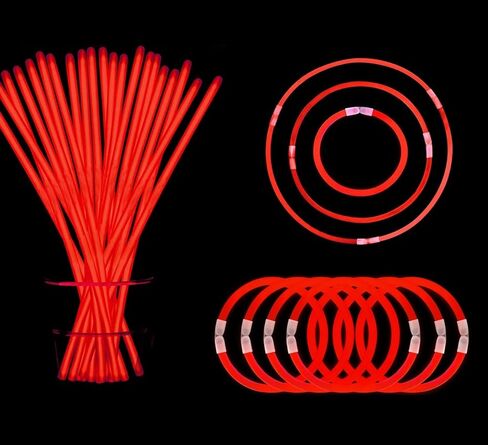 yofobu العصي الخضراء المتوهجة السائبة تضيء سوار القلائد المتوهجة مع موصلات 50ct 8 "glowsticks 4th of July لوازم حفلات النيون لعيد الميلاد عيد القديس باتريك عيد ميلاد الربيع الزفاف كرنفال الهذيان in Kuwait