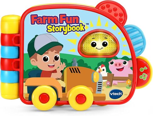 VTech Farm Fun Storybook, 3 months to 18 months, Red in Saudi Arabia