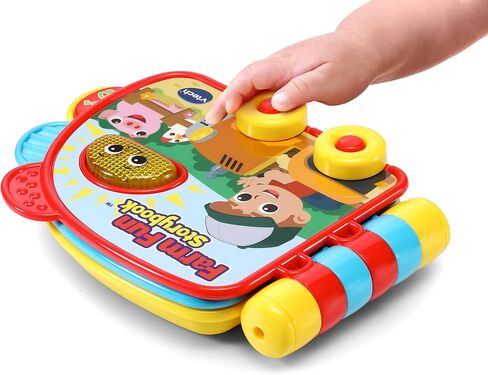 VTech Farm Fun Storybook, 3 months to 18 months, Red in Saudi Arabia