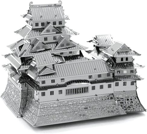 Metal Earth Fascinations Himeji Castle 3D Metal Model Kit Bundle with Tweezers in Saudi Arabia