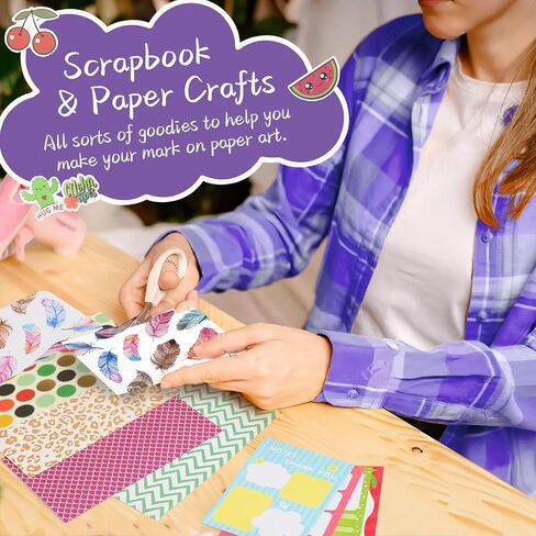 BALORIZ DIY Journal Kit for Girls - Gifts for Girls Age 8-14 Year Old, Christmas Birthday Gift Ideas for Teen Girls,Stationery Set, Art & Crafts for Tweens, Scrapbook Kit & Diary Set in Kuwait