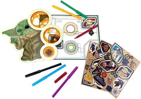 سبايروغراف لعبة السا من سايكلكس ستوديو - ديزني - الطريقة السهلة لعمل تصميمات مذهلة لا حصر لها - عجلة استنسل دوارة - للأعمار من 5 سنوات فما فوق in Kuwait