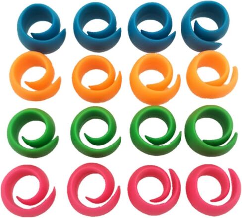 YEQIN 12 Pieces Thread Spool Huggers/Thread Spool Savers -Prevent Thread Tails from Unwinding - No Loose Ends for Sewing and Embroidery Machine Thread Spools in Saudi Arabia
