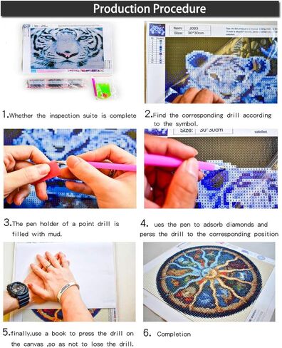 DIY 5d Diamond Painting Kits for Adults,Full Drill Crystal Diamond Dots Art Kit Cross Stitch Embroidery Paint with Diamonds Crafts for Kids and Beginners Home Decor（Canvas Size: 11.8 X 15.75 Inch） in Kuwait