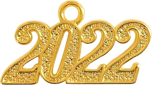 GraduationMall Alloy Year Charm for Graduation Tassel 2021 2022 2023 2024 2025 Gold Silver Bling in Kuwait