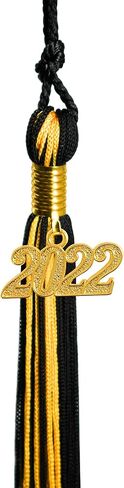 GraduationMall Alloy Year Charm for Graduation Tassel 2021 2022 2023 2024 2025 Gold Silver Bling in Kuwait