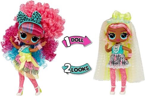 L.O.L. Surprise! Tweens Surprise Swap Curls-2-Crimps Cora Fashion Doll with 20+ Surprises Including Styling Head and Fabulous Fashions and Accessories – Great Gift for Kids Ages 4+ in Saudi Arabia