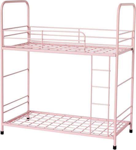 ESTAR SUPPLIES سرير الدمية بطابقين، إكسسوارات أثاث بيت الدمى، سرير اللعب الحديدي للدمى in Kuwait