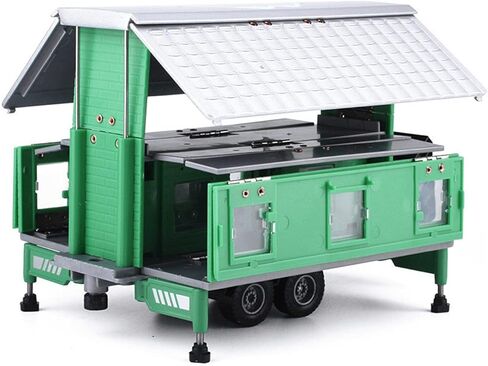 لعبة سيارة شاحنة التخييم الفاخرة من FUBARBAR - لعبة سيارة RV معدنية قوية مثالية للأولاد والبنات بعمر 3 4 5 6 سنوات - مغامرات رائعة أثناء اللعب (أحمر) in Kuwait