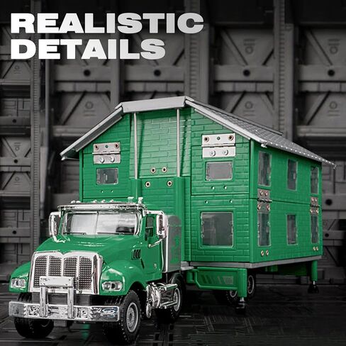 لعبة سيارة شاحنة التخييم الفاخرة من FUBARBAR - لعبة سيارة RV معدنية قوية مثالية للأولاد والبنات بعمر 3 4 5 6 سنوات - مغامرات رائعة أثناء اللعب (أحمر) in Kuwait