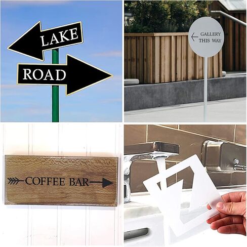1 Inch Alphabet Letter Stencils for Painting - 70 Pack Letter and Number Stencil Templates with Signs for Painting on Wood, Reusable Letters and Numbers Stencils for Chalkboard Wood Signs & Wall Art in Saudi Arabia