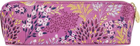 Portico Designs Pencil Case Sara Miller London Faux Leather Small Zippered Pouch, Purple in Kuwait