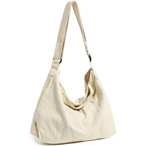 BASICPOWER Canvas Messenger Bag, Hobo Crossbody Shoulder Tote Bags Lightweight for Women and Men