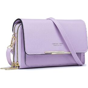 Roulens Small Crossbody Bag for Women,Cell Phone Purse Women's Shoulder Handbags Wallet Purse with Credit Card Slots in Kuwait