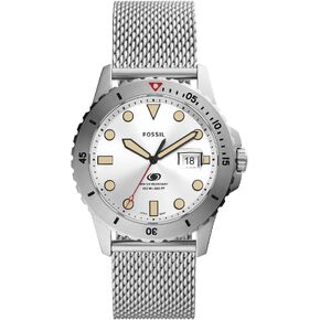 Fossil Blue Men's Dive-Inspired Sports Watch with Stainless Steel, Silicone, or Leather Band