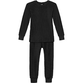 طقم ملابس داخلية حرارية للأولاد والبنات من City Threads بطبقة أساسية طويلة من القطن - ناعم 100% قطن - صنع في الولايات المتحدة الأمريكية in Kuwait