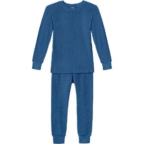 طقم ملابس داخلية حرارية للأولاد والبنات من City Threads بطبقة أساسية طويلة من القطن - ناعم 100% قطن - صنع في الولايات المتحدة الأمريكية in Kuwait