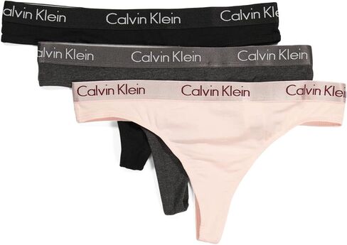 Calvin Klein Women's Motive Cotton Multipack Thong Panty in Saudi Arabia