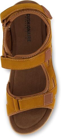 CUSHIONAIRE Pace Comfortable Walking Sandals for Women with Arch Support and Adjustable Straps in Saudi Arabia
