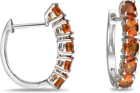 Gin & Grace 925 Sterling Silver Genuine Citrine Earring for Women. in Saudi Arabia