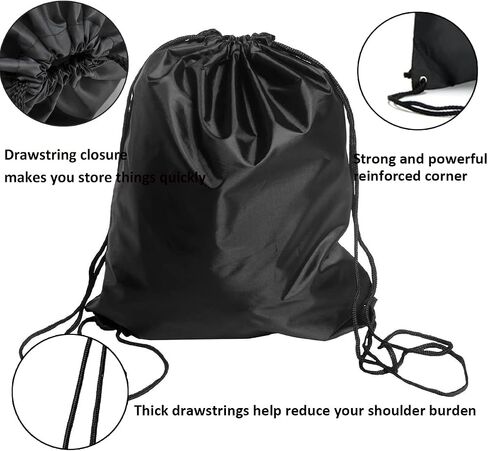 BINGONE Folding Sport Backpack Drawstring Bag Home Travel Storage Use in Kuwait