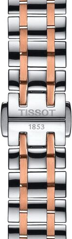 Tissot Womens Chemin des Tourelles Powermatic 80 Helvetic Pride Lady 316L Stainless Steel case with Rose Gold PVD Coating Automatic Watch, Grey, Stainless Steel, 16 (T0992072211801) in Saudi Arabia