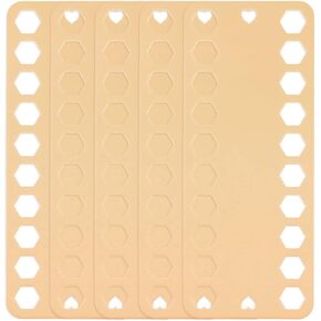 HARFINGTON 5pcs Embroidery Floss Organizer Cards 20 Positions PP Plastic 7.68" x 3.15" Cross Stitch Thread Holder for Sewing Needlework Thread Holder, Blue in Kuwait