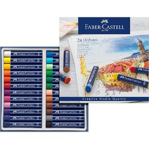 Faber-Castell Creative Studio Oil Pastel Crayons - 36 Vibrant Colors
