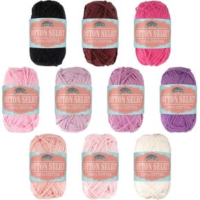 JubileeYarn Cotton Select Bonbon Yarn - Assortment A - 10x10g Mini Ball - 1 Pack in Kuwait
