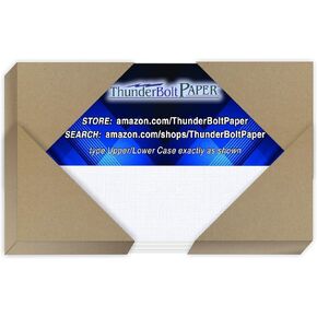 250 Bright White Linen 80# Cover Paper Sheets - 4" X 4" (4X4 Inches) Small Square Card Size - 80 lb/pound Card Weight - Fine Linen Textured Finish - Quality Cardstock