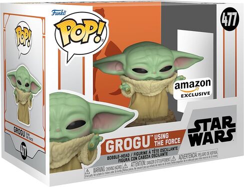Funko Pop! Star Wars: Across The Galaxy - Grogu Using The Force, Amazon Exclusive in Saudi Arabia