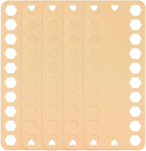 HARFINGTON 5pcs Embroidery Floss Organizer Cards 20 Positions PP Plastic 7.68" x 3.15" Cross Stitch Thread Holder for Sewing Needlework Thread Holder, Blue in Kuwait