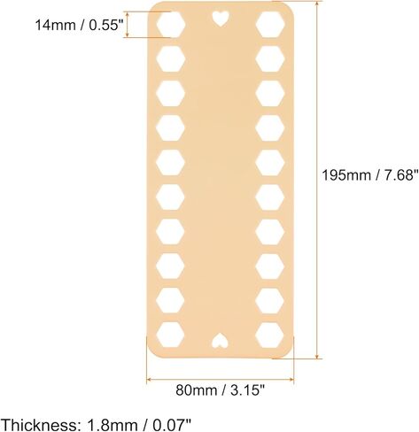 HARFINGTON 5pcs Embroidery Floss Organizer Cards 20 Positions PP Plastic 7.68" x 3.15" Cross Stitch Thread Holder for Sewing Needlework Thread Holder, Blue in Kuwait