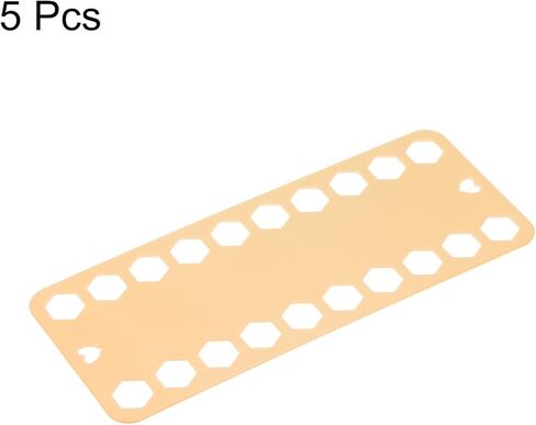 HARFINGTON 5pcs Embroidery Floss Organizer Cards 20 Positions PP Plastic 7.68" x 3.15" Cross Stitch Thread Holder for Sewing Needlework Thread Holder, Blue in Kuwait