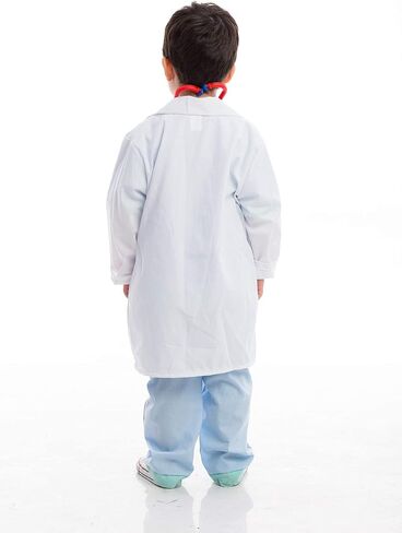 Spooktacular Creations Jr. Doctor Lab Coat Deluxe Kids Toddler Costume Set for Halloween Scrub Dress Up Party in Saudi Arabia