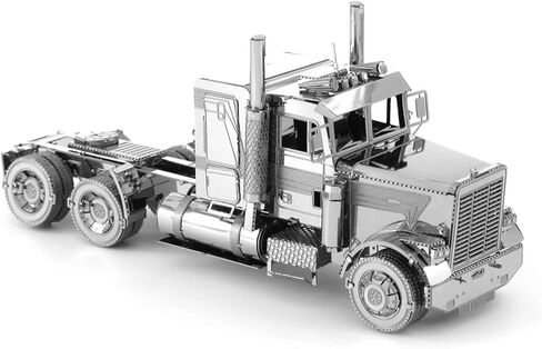 Metal Earth Fascinations Freightliner FLC Long Nose Truck 3D Metal Model Kit Bundle with Tweezers in Kuwait