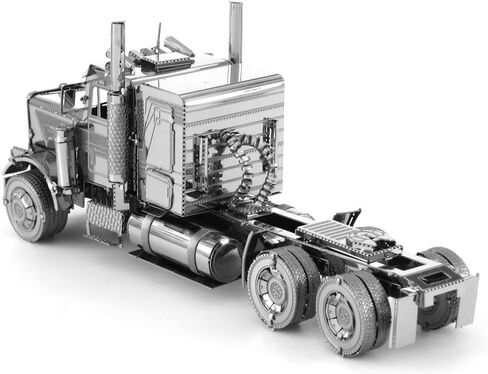 Metal Earth Fascinations Freightliner FLC Long Nose Truck 3D Metal Model Kit Bundle with Tweezers in Kuwait