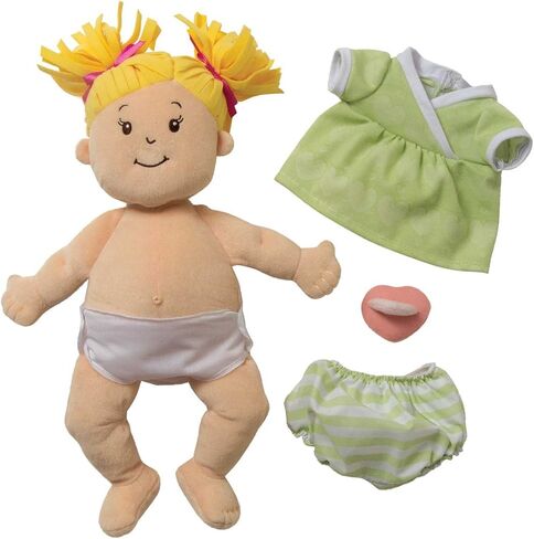 Manhattan Toy Baby Stella Blonde Soft First Baby Doll for Ages 1 Year and Up, 15" in Saudi Arabia