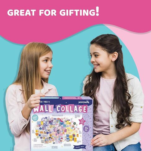 مجموعة ملصقات جدارية مع حرف لامعة | 1350 قطعة | ديكور حائط جمالي للفتيات المراهقات | رائعة للفتيات بعمر 11 12 13 14 15 سنة | مطبوعات جدارية مثالية | ديكور حائط لطيف لغرفة السكن الجامعي in Kuwait