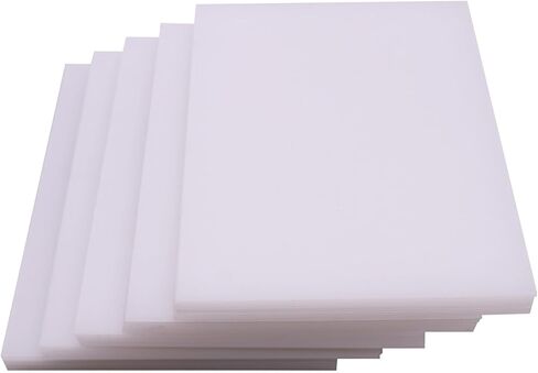 JWMWGZ 120 حزمة من أوراق الأكريليك علامة أكريليك شفافة مقاس 5 × 7 بوصات 0.04 بوصة علامات أكريليك سميكة للمشروعات اليدوية، إطار صورة بديل، حفلة مهرجان الزفاف in Kuwait