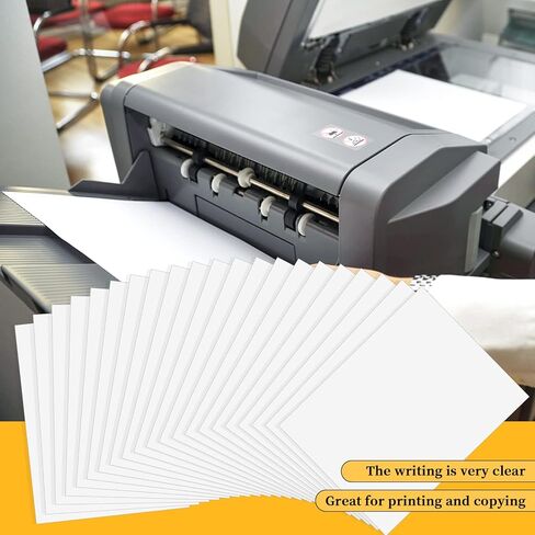 FSWCCK 50 عبوة 8.5 بوصة × 11 بوصة ورق أبيض سميك، ورق ثقيل الوزن باللون الأبيض، ورق سادة سميك للطباعة، 36.3 كجم بطاقات in Kuwait
