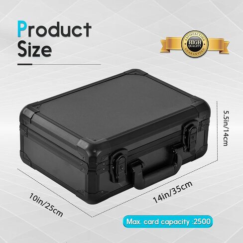 Graded Card Case Holder Deck Box Organizer Trading Card Storage Box Comlatible with Deck boxes,card sleeved,Graded Cards, Toploaders, PSA, Becketts, BGS, SGC, CGC Boulder Boxes, One-touch in Kuwait