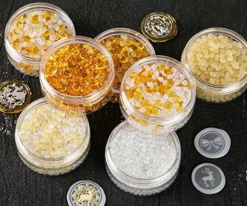 Wax Seal Beads, Sealing Wax, Wax Seal Kit, Yellow Transparent Sealing Wax Beads for Wax Seal Stamp, Wax Seal Kit for Wax Stamp Letter Sealing(Yellow Transparent) in Saudi Arabia