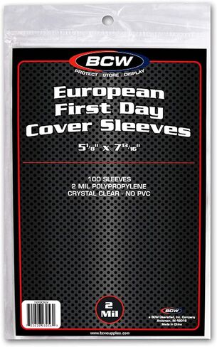 BCW European First Day Cover Sleeves, 100 ct in Saudi Arabia
